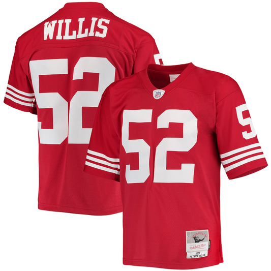 PATRICK WILLIS SAN FRANCISCO 49ERS MEN'S MITCHELL & NESS PREMIER JERSEY