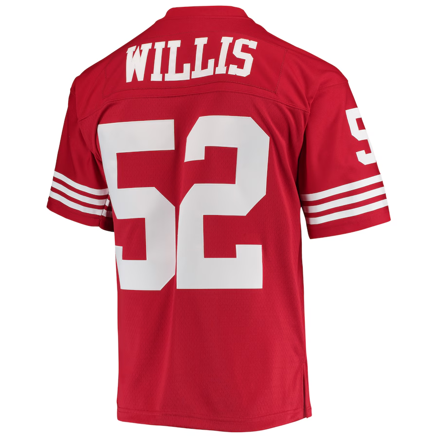 PATRICK WILLIS SAN FRANCISCO 49ERS MEN'S MITCHELL & NESS PREMIER JERSEY