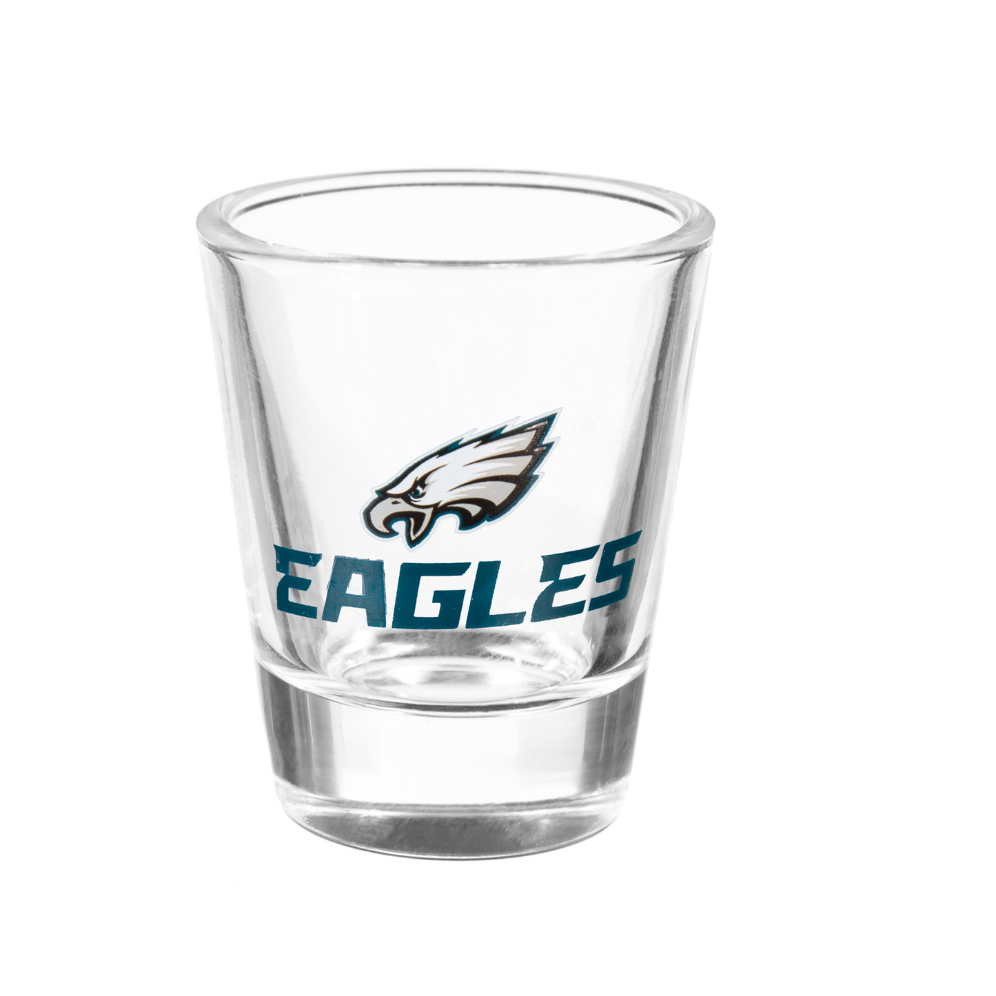 PHILADELPHIA EAGLES 2 OZ. TEAM SHOT GLASS - GLASS