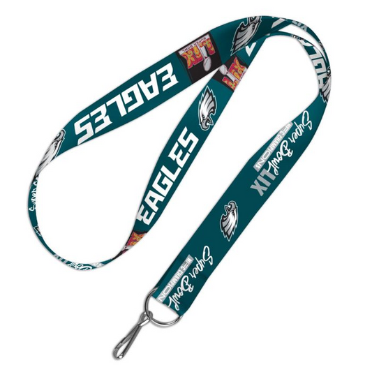 PHILADELPHIA EAGLES 2024 NFC CONFERENCE CHAMPIONS 1" LANYARD