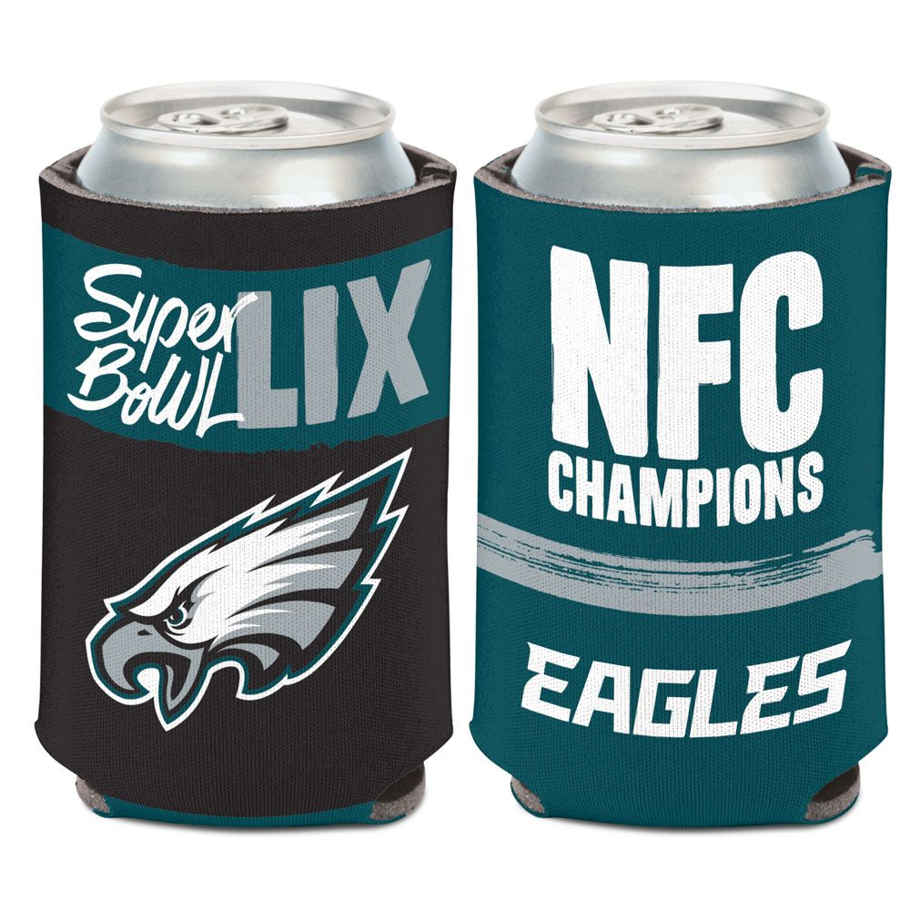 PHILADELPHIA EAGLES 2024 NFC CONFERENCE CHAMPIONS 12 OZ CAN COOLER - CHAMPS