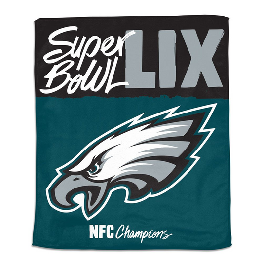 PHILADELPHIA EAGLES 2024 NFC CONFERENCE CHAMPIONS 15" X 18" RALLY TOWEL