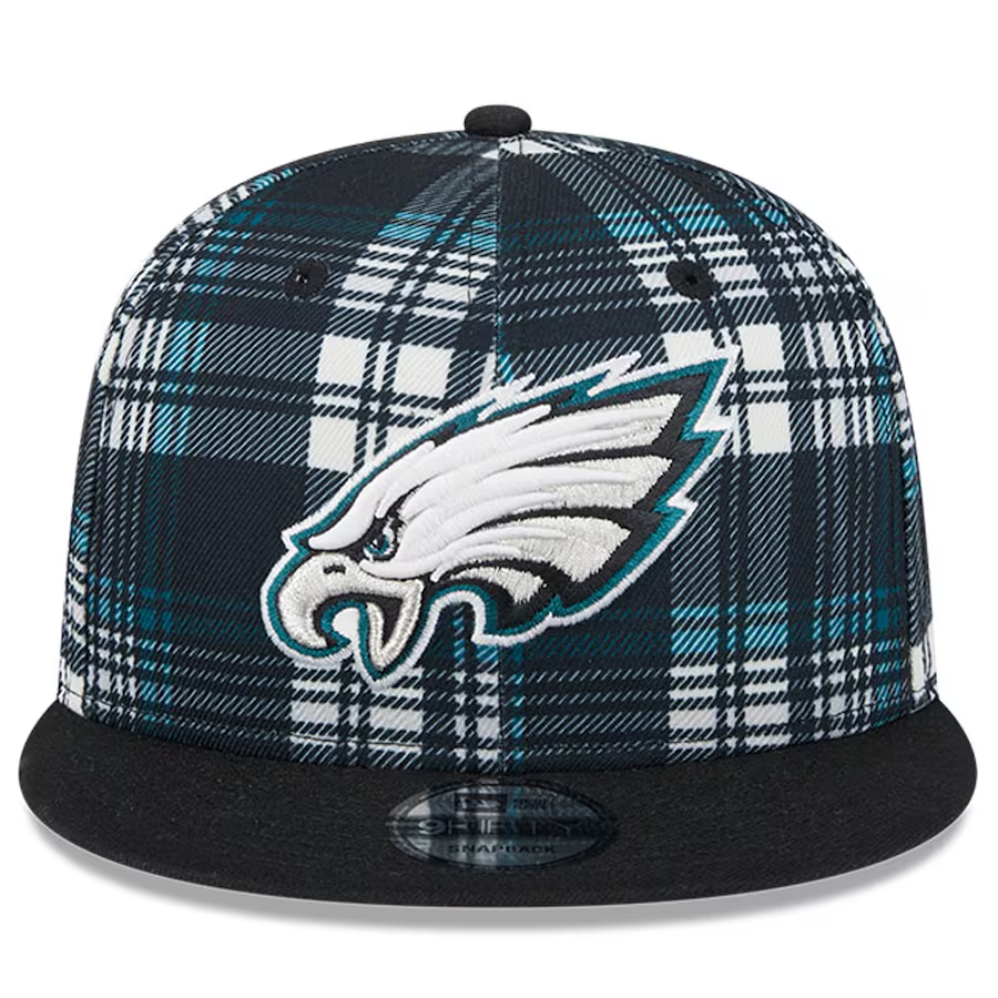 PHILADELPHIA EAGLES 2024 NFL SIDELINE STATEMENT 9FIFTY SNAPBACK HAT - BLACK