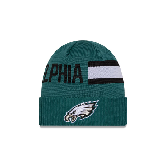 PHILADELPHIA EAGLES 2024 NFL SIDELINE WEATHER TECH CUFFED KNIT BEANIE