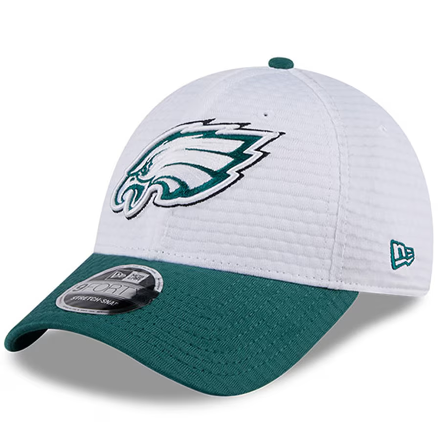 PHILADELPHIA EAGLES 2024 NFL TRAINING CAMP 9FORTY-STRETCH SNAP HAT - WHITE