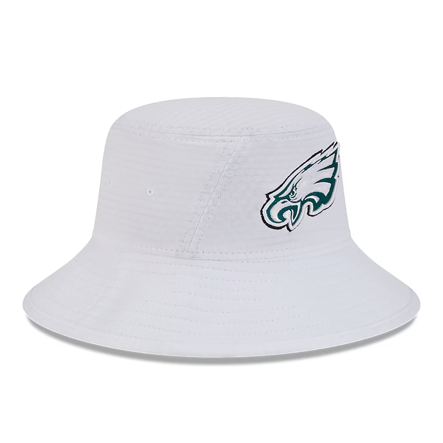 PHILADELPHIA EAGLES 2024 NFL TRAINING CAMP BUCKET HAT WHITE JR S SPORTS