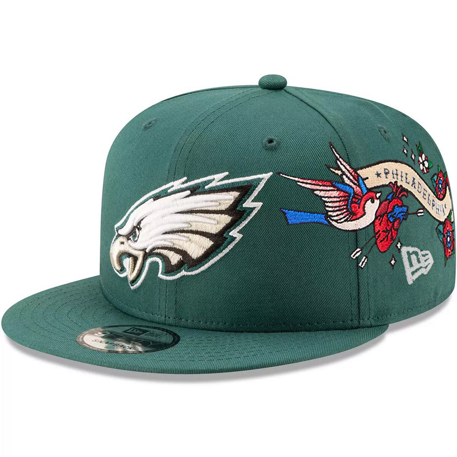 PHILADELPHIA EAGLES CITY ART 9FIFTY SNAPBACK - GREEN