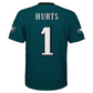 PHILADELPHIA EAGLES JALEN HURTS YOUTH MID TIER JERSEY - GREEN