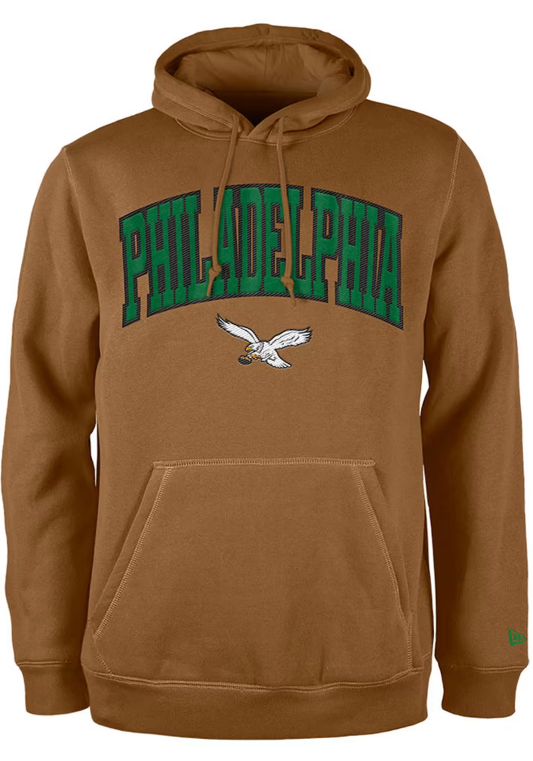 PHILADELPHIA EAGLES MEN'S COLOR PACK PULLOVER HOODED SWEATSHIRT - LIGHT BRONZE