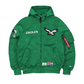 PHILADELPHIA EAGLES MEN'S RETRO NEWERA X ALPHA INDUSTRIES L-2B HOODED BOMBER JACKET - KELLY GREEN