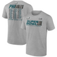 PHILADELPHIA EAGLES MEN'S SUPER BOWL LIX ROSTER T-SHIRT - HEATHER GRAY