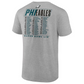 PHILADELPHIA EAGLES MEN'S SUPER BOWL LIX ROSTER T-SHIRT - HEATHER GRAY