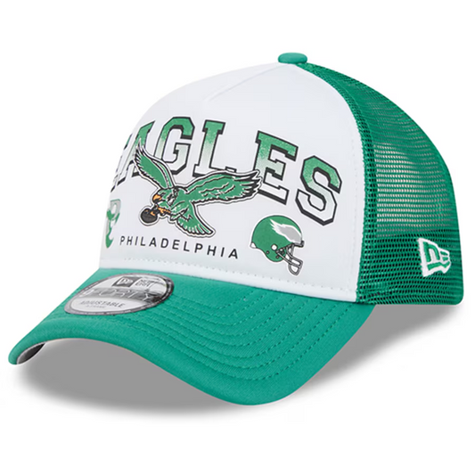 PHILADELPHIA EAGLES RETRO WORDMARK A-FRAME 9FORTY ADJUSTABLE HAT