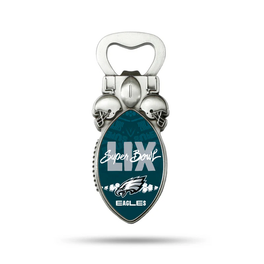 PHILADELPHIA EAGLES SUPER BOWL LIX BOUND BOTTLE OPENER