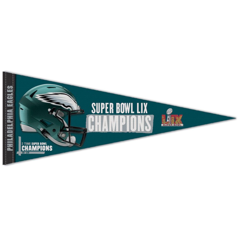 PHILADELPHIA EAGLES SUPER BOWL LIX CHAMPIONS 12" X 30" PREMIUM PENNANT