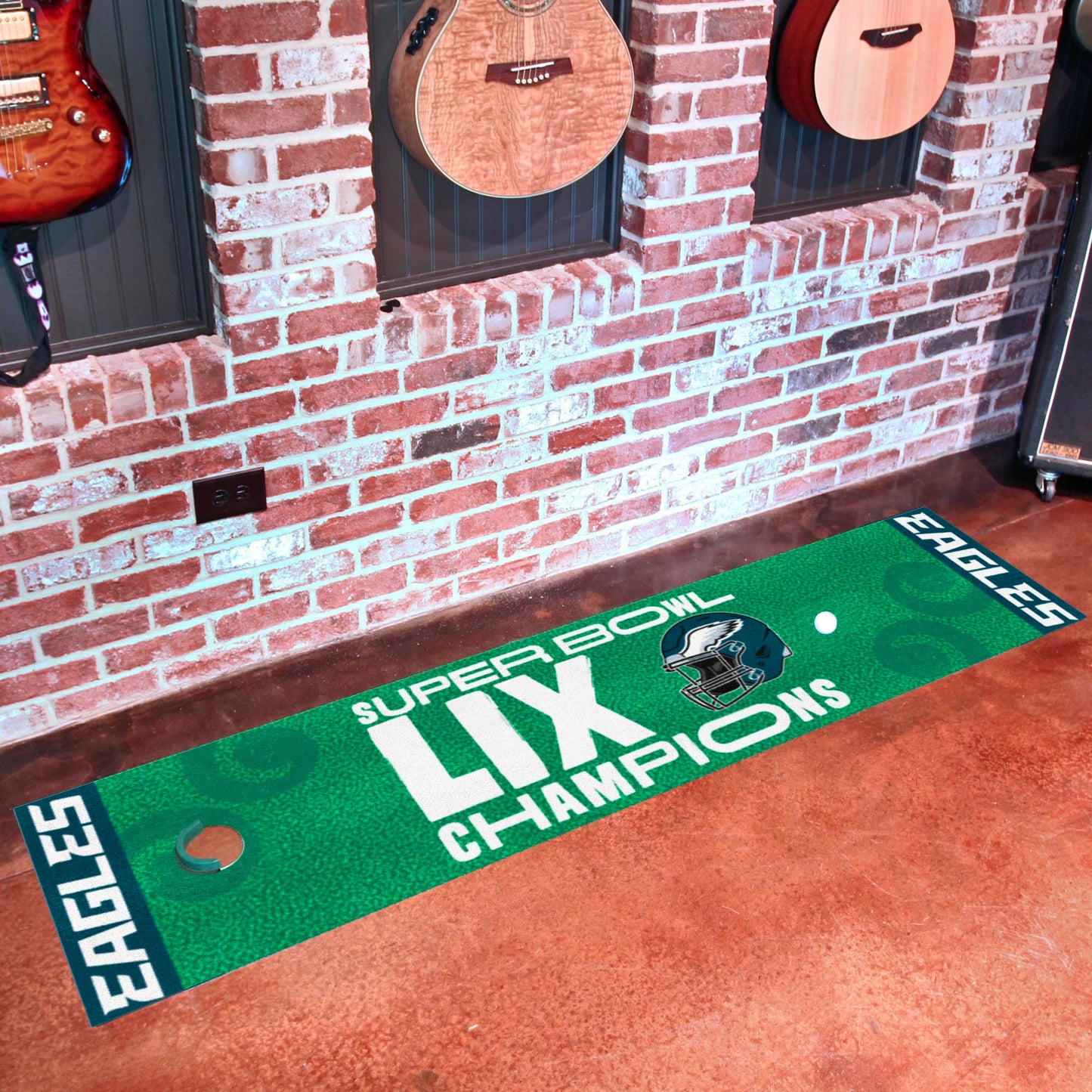 PHILADELPHIA EAGLES SUPER BOWL LIX CHAMPIONS 18" X 72" PUTTING GREEN RUNNER