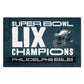 PHILADELPHIA EAGLES SUPER BOWL LIX CHAMPIONS 19" X 30" STARTER RUG