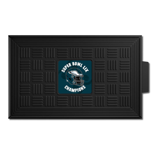 PHILADELPHIA EAGLES SUPER BOWL LIX CHAMPIONS 19.5" X 31.25" VINYL DOOR MAT