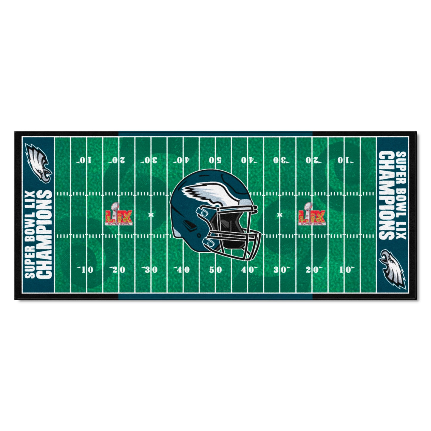 PHILADELPHIA EAGLES SUPER BOWL LIX CHAMPIONS 30" X 72" FOOTBALL RUNNER