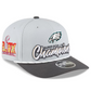 PHILADELPHIA EAGLES SUPER BOWL LIX CHAMPIONS LOCKER ROOM 9SEVENTY SNAPBACK HAT - GRAY/CHARCOAL