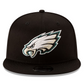 PHILADELPHIA EAGLES SUPER BOWL LIX CHAMPIONS SIDEPATCH 9FIFTY SNAPBACK HAT - BLACK