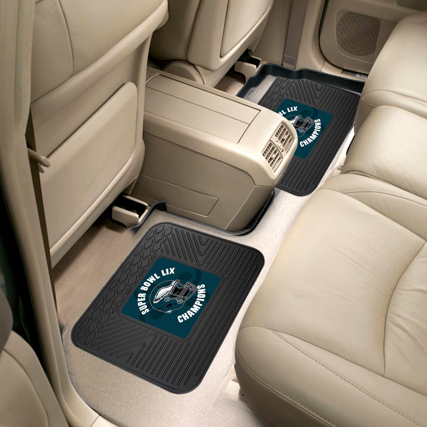 PHILADELPHIA EAGLES SUPER BOWL LIX CHAMPIONS VINYL UTILITY MAT (2PC)