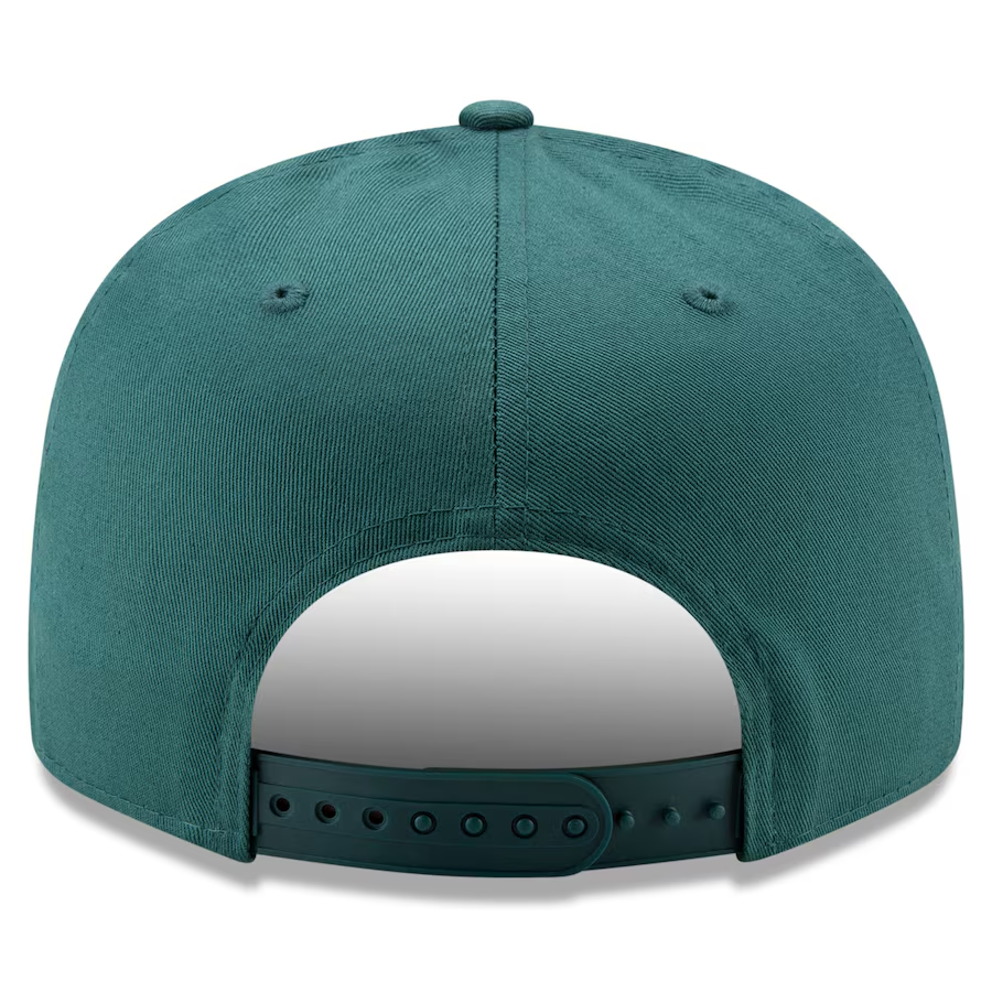 PHILADELPHIA EAGLES SUPER BOWL LIX SIDE PATCH 9FIFTY SNAPBACK HAT- MIDNIGHT GREEN