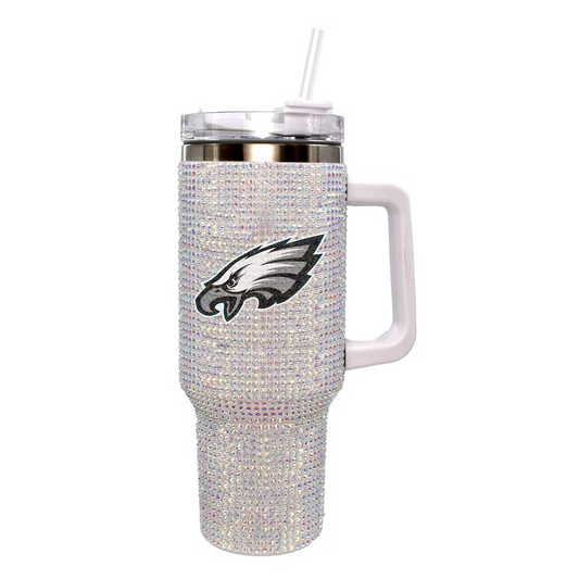 PHILADELPHIA EAGLES THE MEMORY COMPANY 40 OZ BLING COLOSSAL TUMBLER