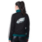 PHILADELPHIA EAGLES WOMEN'S REBEL TRACK JACKET