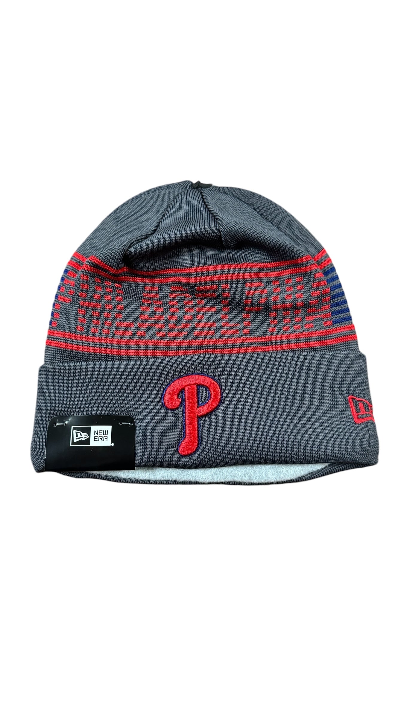 PHILADELPHIA PHILLIES CLUBHOUSE CUFFED SPORT KNIT - GRAPHITE