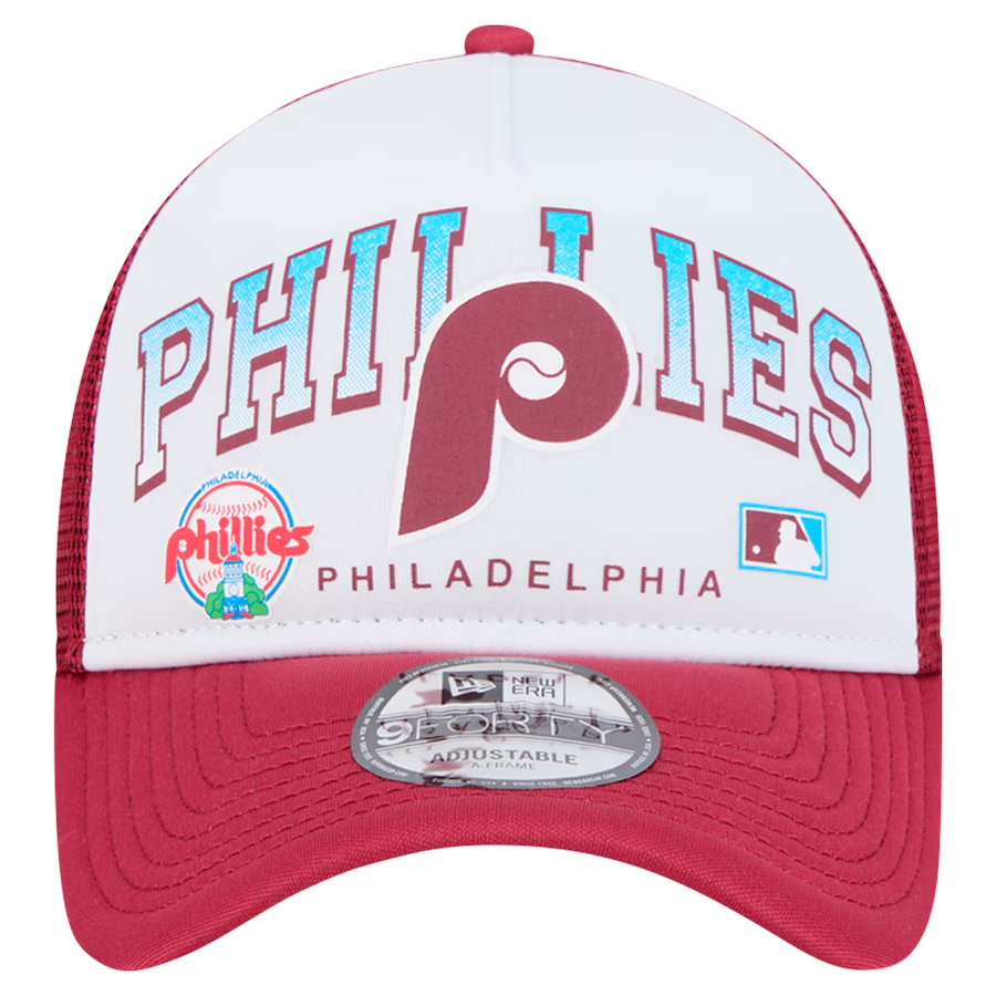 PHILADELPHIA PHILLIES RETRO WORDMARK A-FRAME 9FORTY ADJUSTABLE HAT