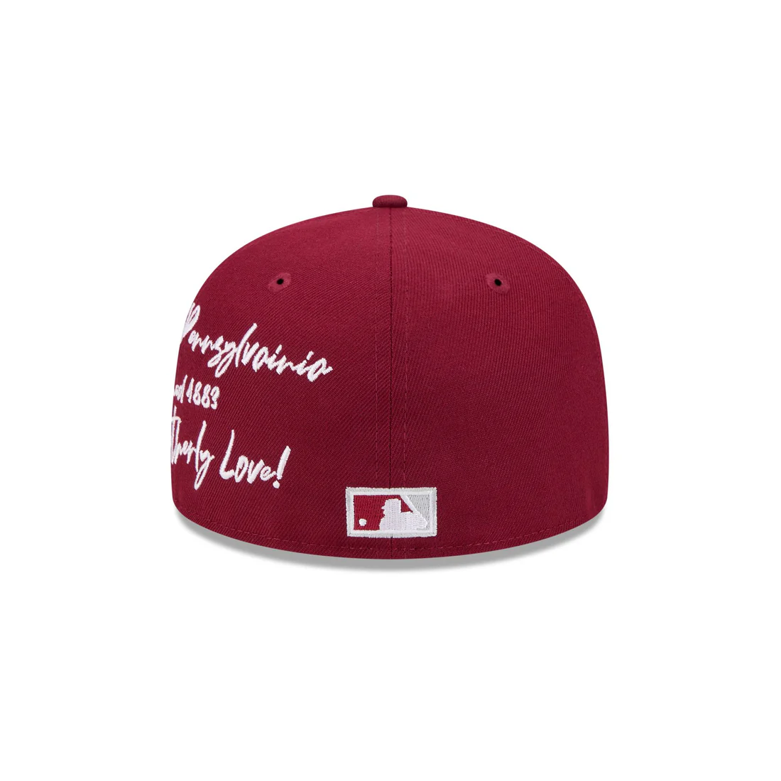 PHILADELPHIA PHILLIES TEAM VERBIAGE 59FIFTY FITTED HAT - RED