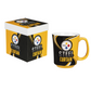 PITTSBURGH STEELERS 14OZ CERAMIC MUG WITH MATCHING BOX