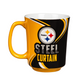 PITTSBURGH STEELERS 14OZ CERAMIC MUG WITH MATCHING BOX