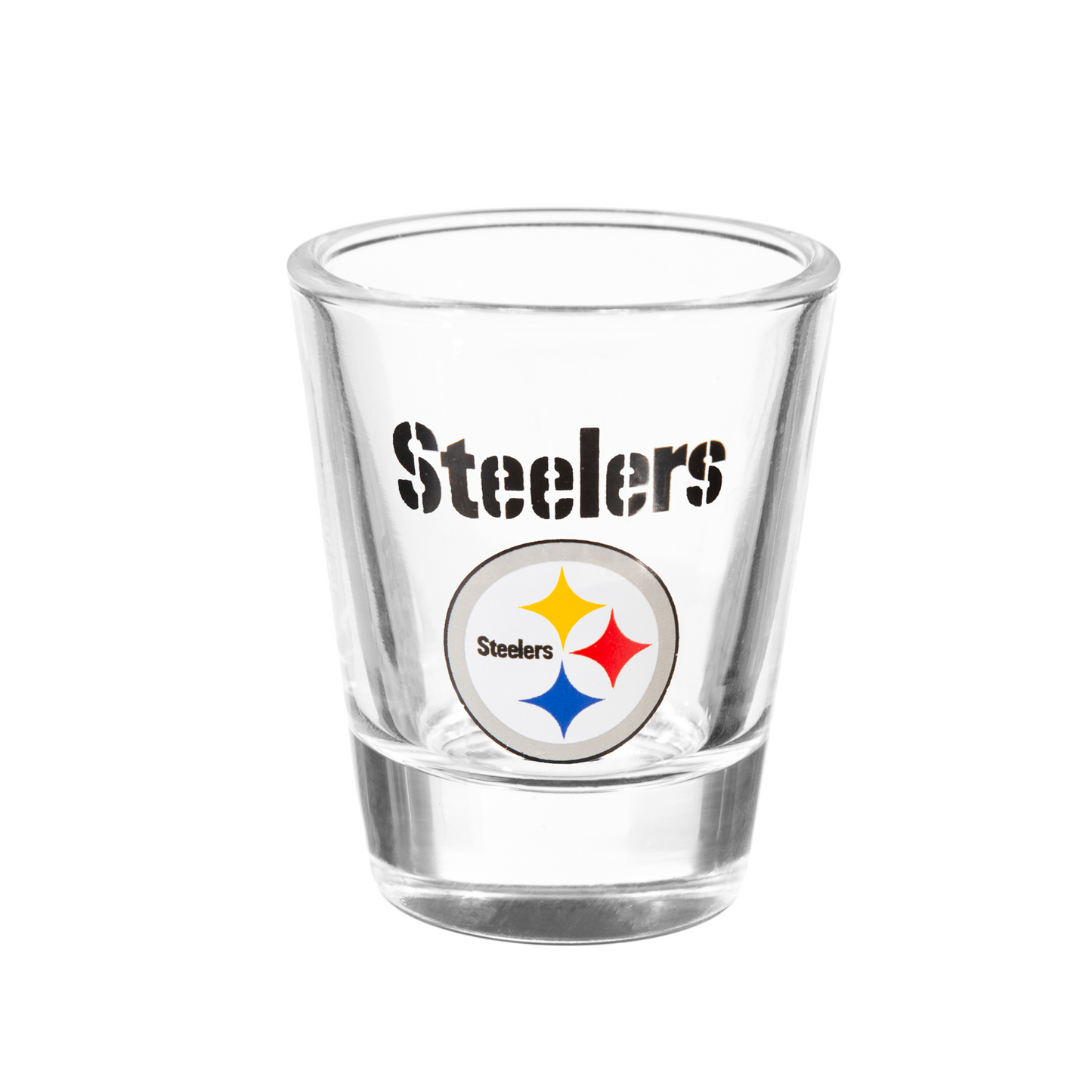 PITTSBURGH STEELERS 2 OZ. TEAM SHOT GLASS - GLASS