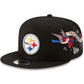 PITTSBURGH STEELERS CITY ART 9FIFTY SNAPBACK - BLACK