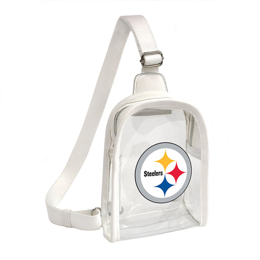 PITTSBURGH STEELERS  CLEAR STADIUM MINI SLING BAG