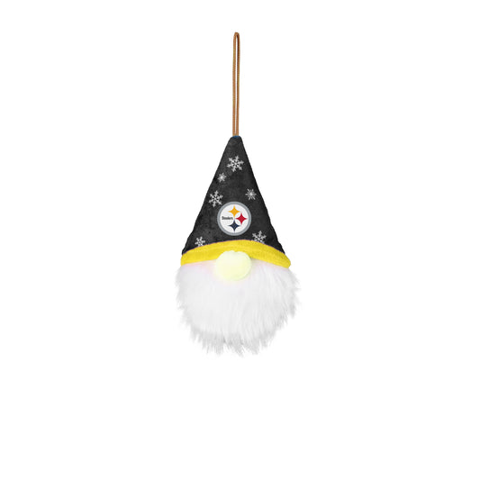 PITTSBURGH STEELERS PLUSH GNOME ORNAMENT - SNOWFLAKE