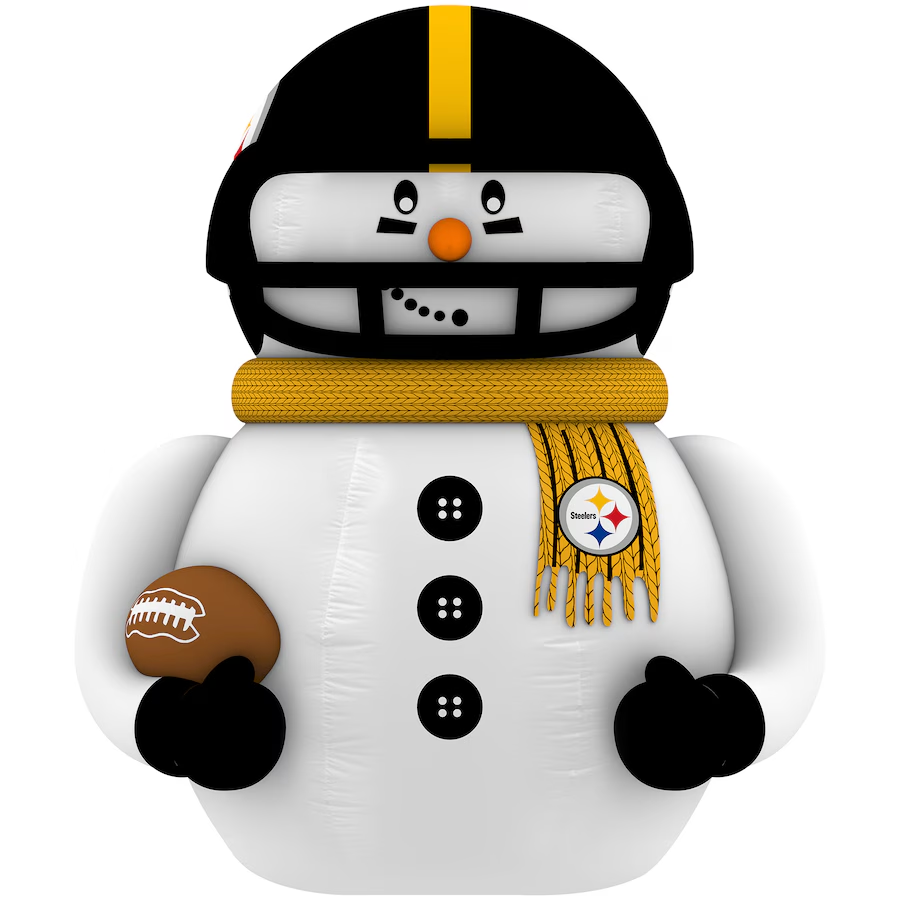 PITTSBURGH STEELERS SNOWMAN PLAYER 7' INFLATABLE