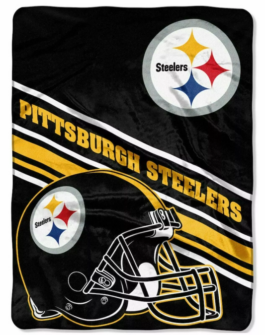 PITTSBURGH STEELERS TEAM 60"X80" ROYAL PLUSH RASCHEL BLANKET