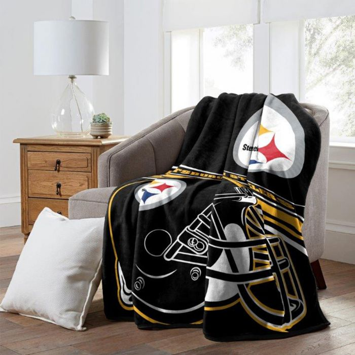 PITTSBURGH STEELERS TEAM 60"X80" ROYAL PLUSH RASCHEL BLANKET