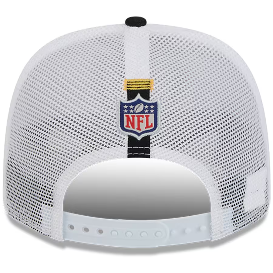 PITTSBURGHS STEELERS 2024 NFL TRAINING CAMP 9SEVENTY STRETCH SNAP TRUCKER HAT - WHITE