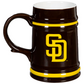 SAN DIEGO PADRES 24OZ CERAMIC STEIN CUP WITH GIFT BOX