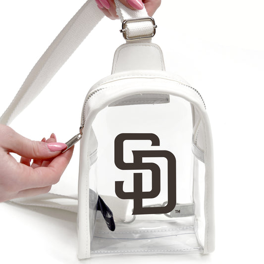 SAN DIEGO PADRES CLEAR STADIUM MINI SLING BAG