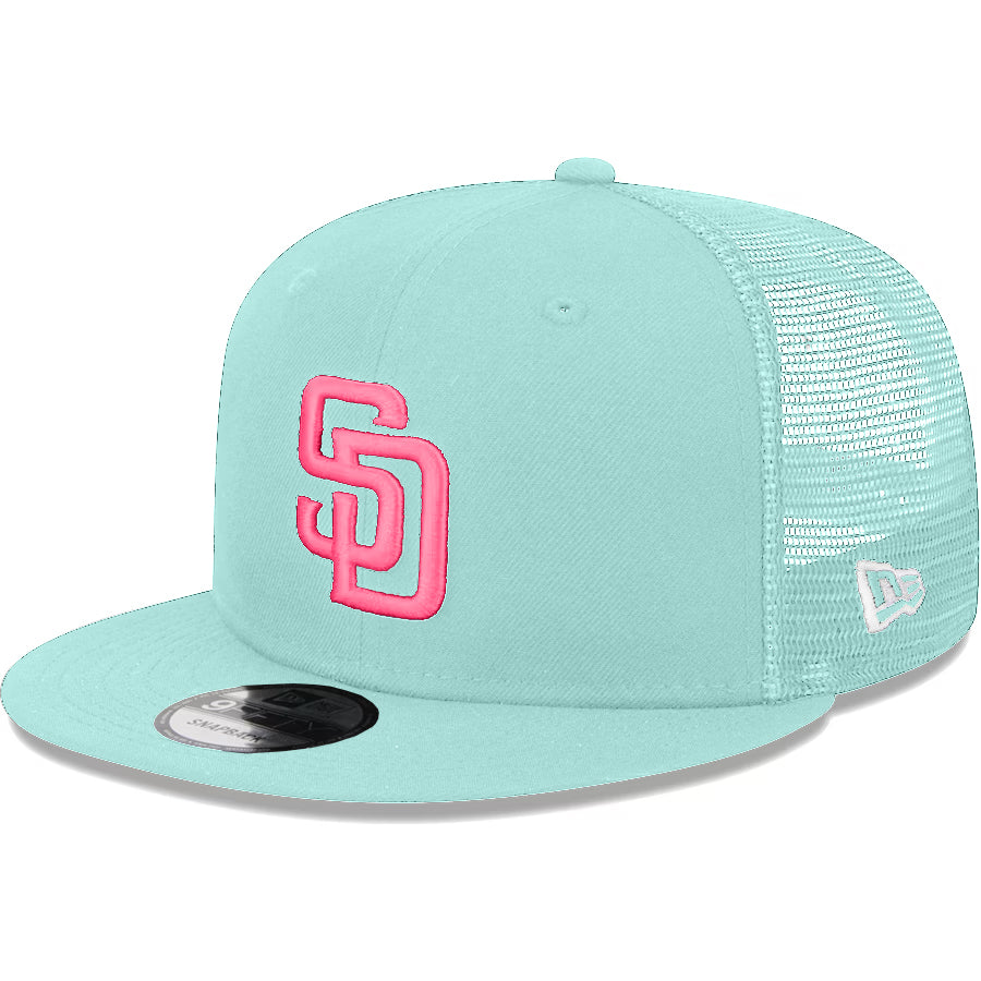 SAN DIEGO PADRES EVERGREEN CLASSIC TRUCKER 9FIFTY SNAPBACK HAT - CITY CONNECT