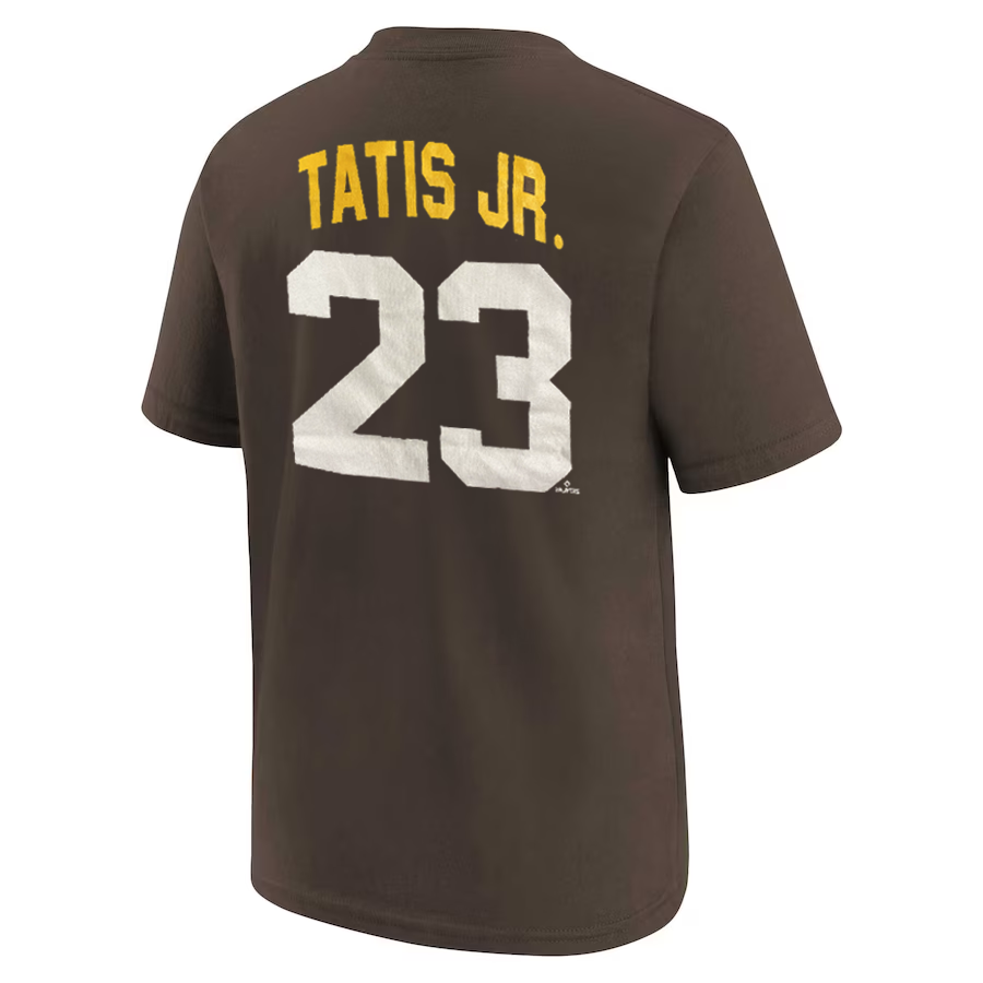 SALE - Men's San Diego Padres Fernando Tatis Jr. #23 Team Name &  Number T-Shirt