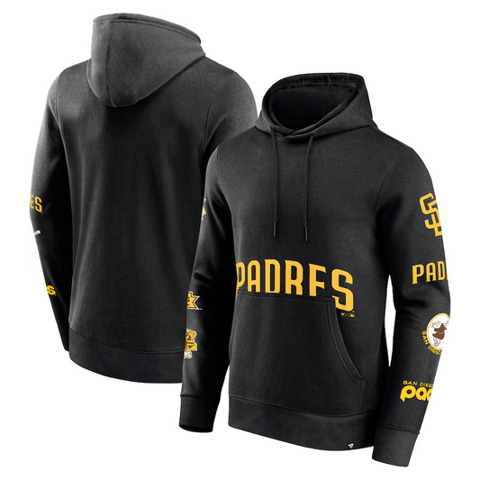 SAN DIEGO PADRES MEN'S WILD WINNER PULLOVER HOODED SWEATSHIRT