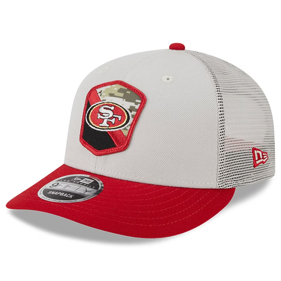 SAN FRANCISCO 49ERS 2023 SALUTE TO SERVICE LOW PROFILE 9FIFTY SNAPBACK