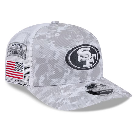 SAN FRANCISCO 49ERS 2024 NFL SALUTE TO SERVICE 9SEVENTY STRETCH-SNAPBACK HAT