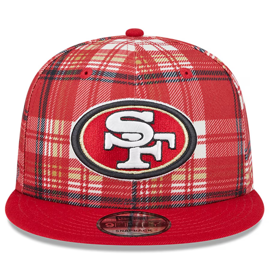 SAN FRANCISCO 49ERS 2024 NFL SIDELINE STATEMENT 9FIFTY SNAPBACK HAT JR S SPORTS